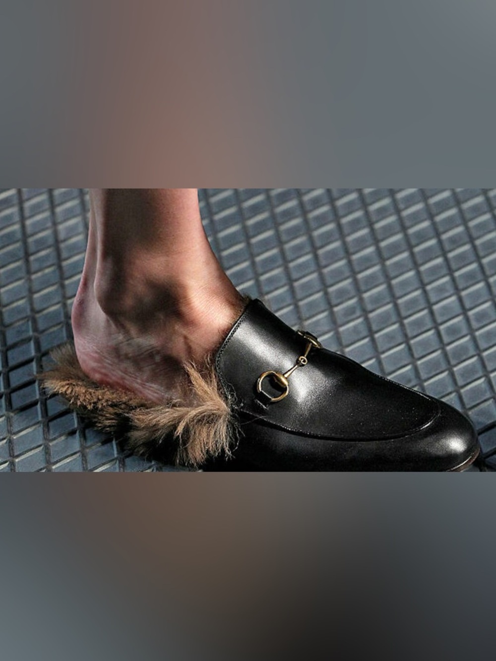 Gucci Princeton Shearling Mules